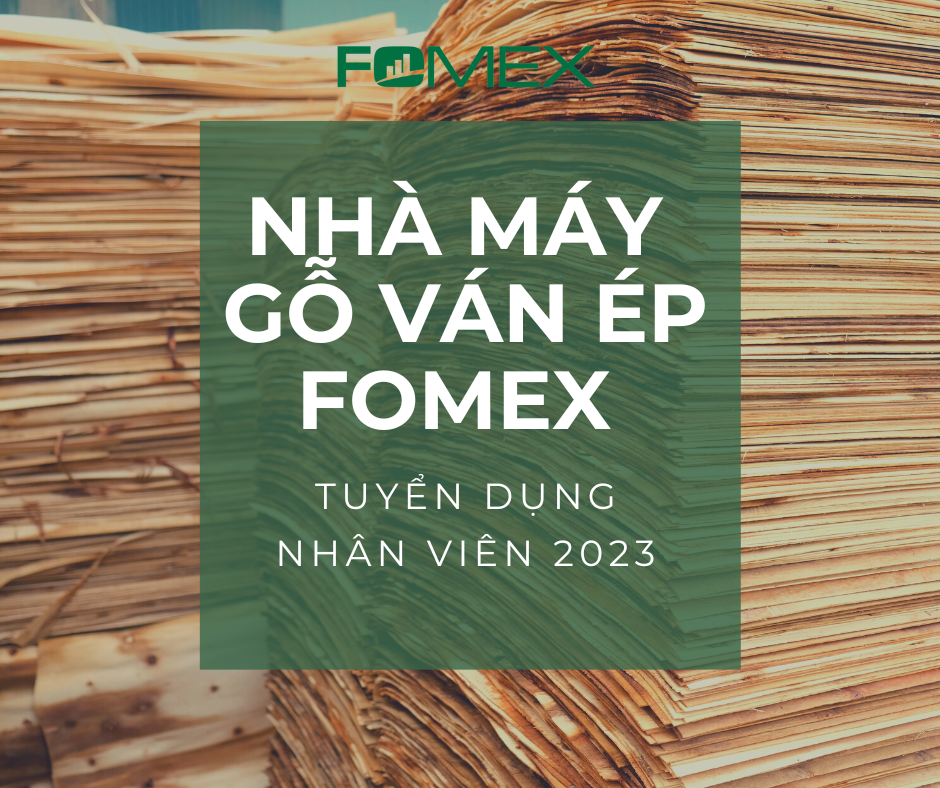 NHÀ MÁY GỖ VÁN ÉP FOMEX TUYỂN DỤNG 2023